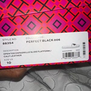 Tory Burch slides black
